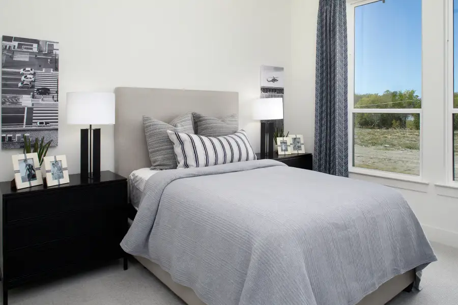 Representative furnished interior of a home built from the RoundRock - SH 6236 by Shaddock Homes in The Homestead - 72', Rockwall (Image 28).