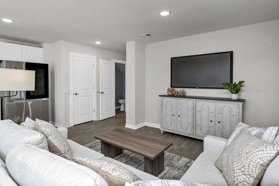 Representative furnished interior of a home built from the Jarrod by Veranda Homes in Trenton Place, Roebuck (Image 30).