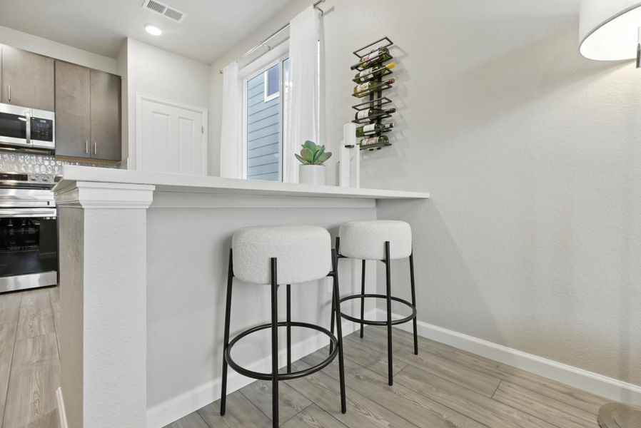 Representative furnished interior of a home built from the Denali by Landsea Homes in Pintail Commons at Johnstown Village, Johnstown (Image 17).