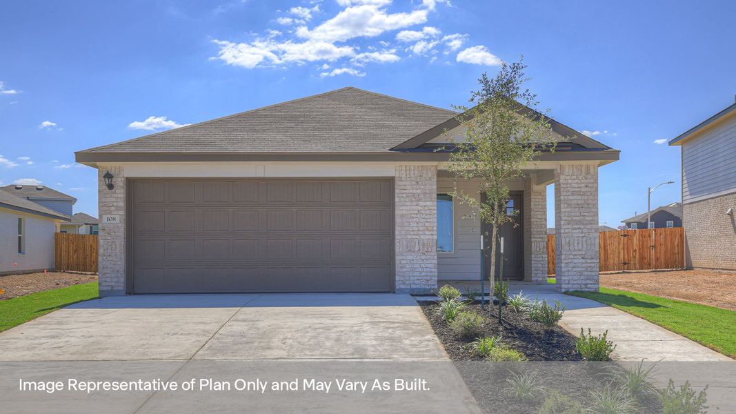Representative exterior details of a home built from the The Tyler by D.R. Horton in Whisper South, San Marcos (Image 4). Representative exterior details of a home built from the The Tyler by D.R. Horton in Whisper South, San Marcos (Image 4).