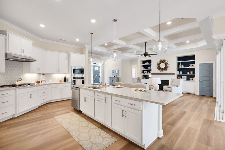 Furnished interior view inside a new home in Compass Pointe, Leland (Image 15). Furnished interior view inside a new home in Compass Pointe, Leland (Image 15).