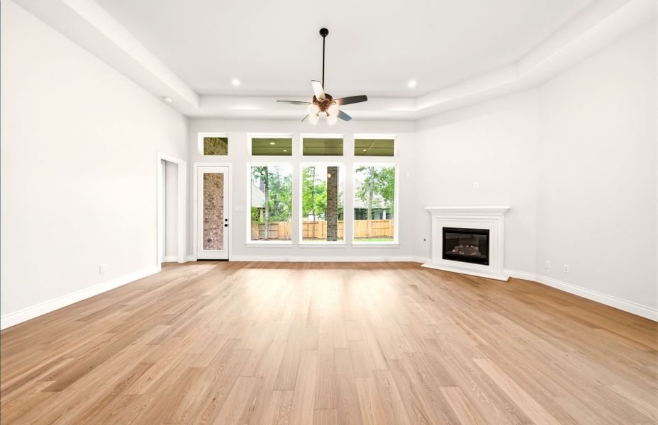 Spacious, unfurnished interior of a new home in Bridgeland 50′, Cypress (Image 33). Spacious, unfurnished interior of a new home in Bridgeland 50′, Cypress (Image 33).