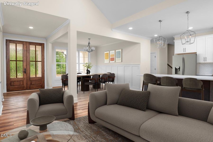 Staged Main Living dining Staged Main Living dining