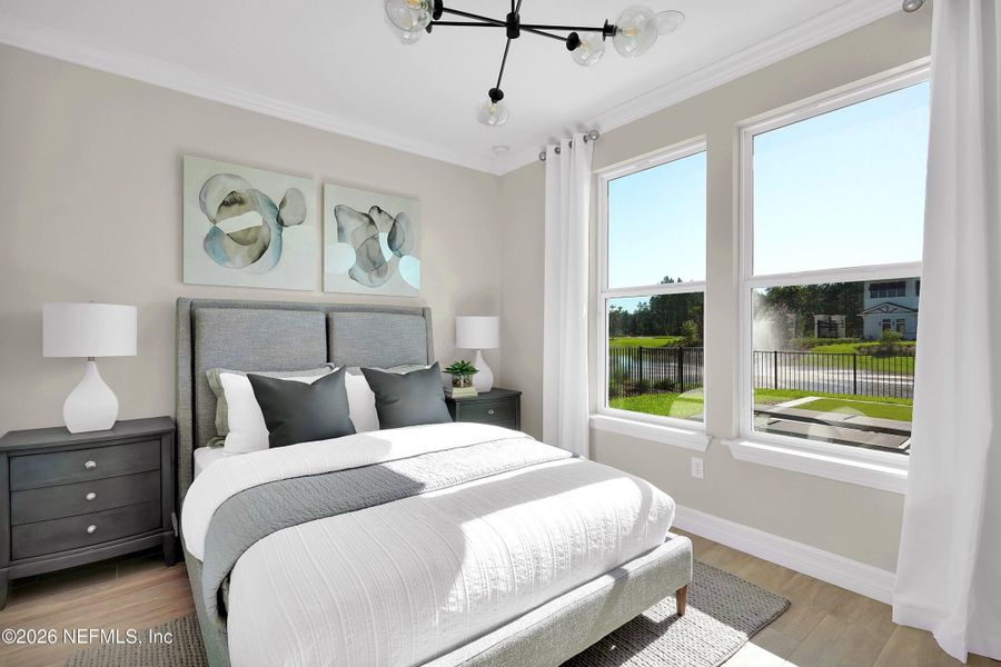 Furnished interior view inside a new home in , Yulee (Image 21).