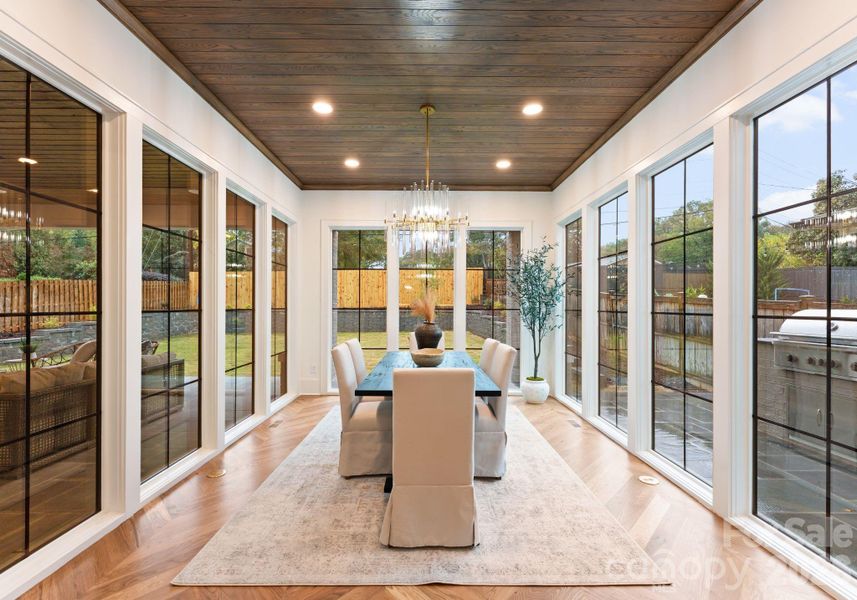 Exterior details and patio area of a home in , Charlotte (Image 3).