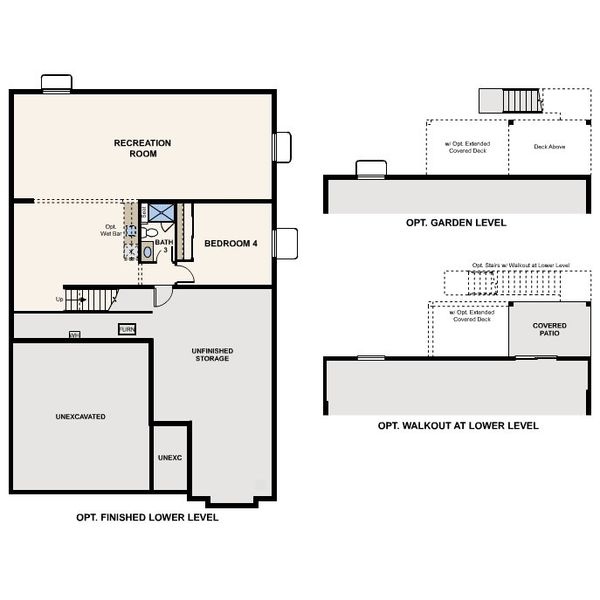 2D floor plan layout for the The Acadia by Century Communities in Legacy at Kime Ranch, Parker, CO (Image 7).