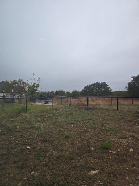 View of yard featuring a view of rural / pastoral area