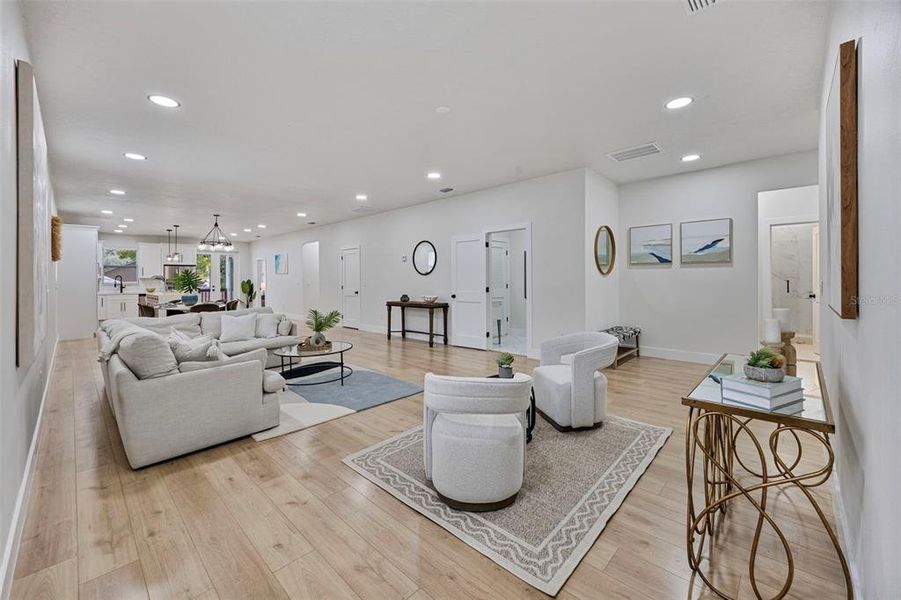 Furnished interior view inside a new home in , Tampa (Image 6).