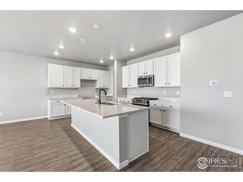Furnished interior view inside a new home in Cordovan, Longmont (Image 11).