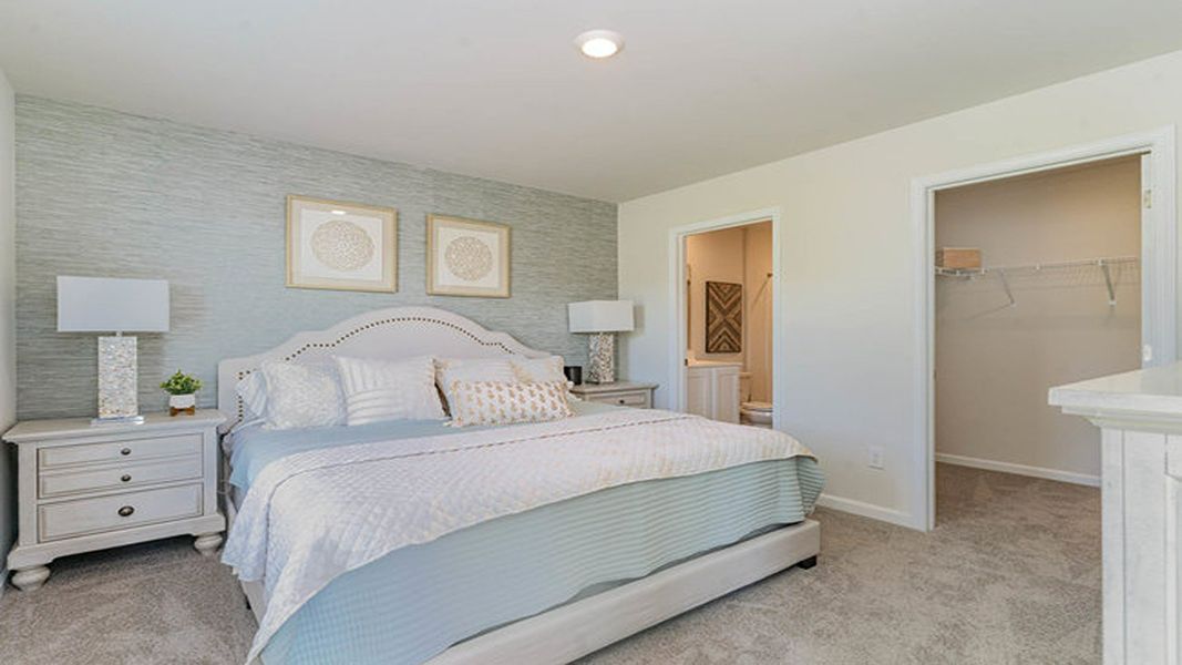 Furnished interior view inside a new home in Auberon Woods, Conway (Image 13). Furnished interior view inside a new home in Auberon Woods, Conway (Image 13).