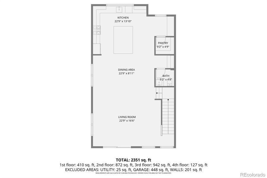 2D floor plan layout of this home in , Broomfield, CO (Image 5).