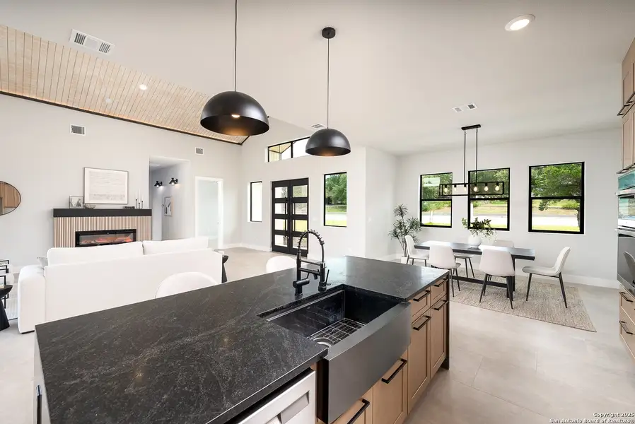 Furnished interior view inside a new home in , San Antonio (Image 8).