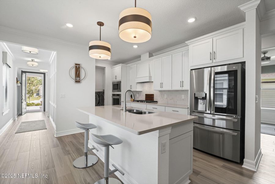 Furnished interior view inside a new home in Summer Bay at Grand Oaks, St. Augustine (Image 33). Furnished interior view inside a new home in Summer Bay at Grand Oaks, St. Augustine (Image 33).