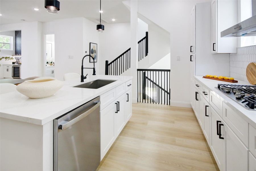 Furnished interior view inside a new home in , Houston (Image 16). Furnished interior view inside a new home in , Houston (Image 16).