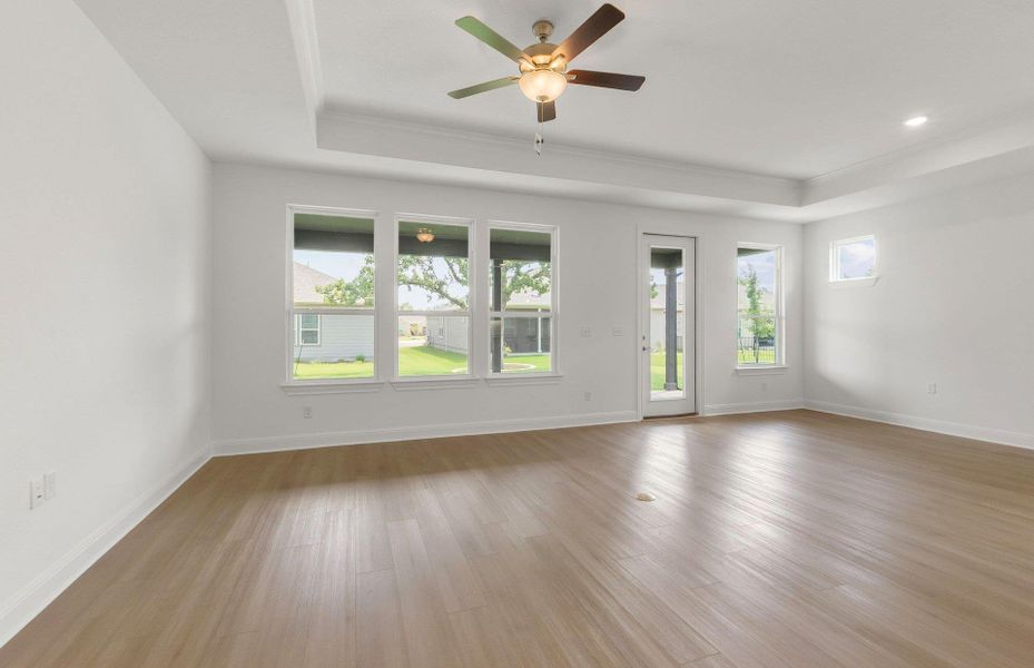Spacious, unfurnished interior of a new home in Sun City Texas, Georgetown (Image 21). Spacious, unfurnished interior of a new home in Sun City Texas, Georgetown (Image 21).