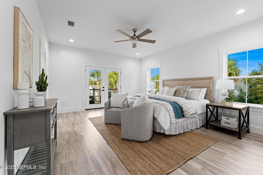 Furnished interior view inside a new home in , Jacksonville Beach (Image 53). Furnished interior view inside a new home in , Jacksonville Beach (Image 53).