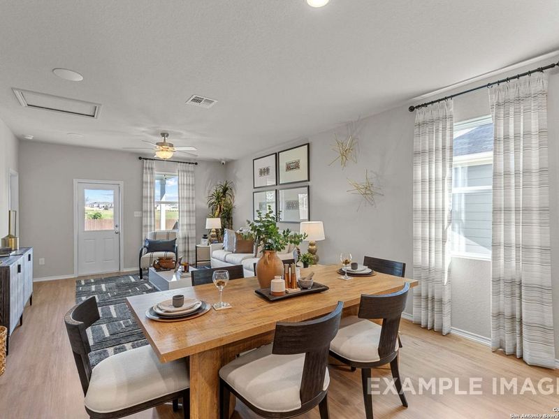 Furnished interior view inside a new home in Applewhite Meadows, San Antonio (Image 13). Furnished interior view inside a new home in Applewhite Meadows, San Antonio (Image 13).
