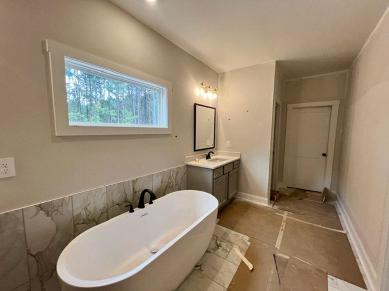 Furnished interior view inside a new home in Mitchell Farms, LaGrange (Image 3).