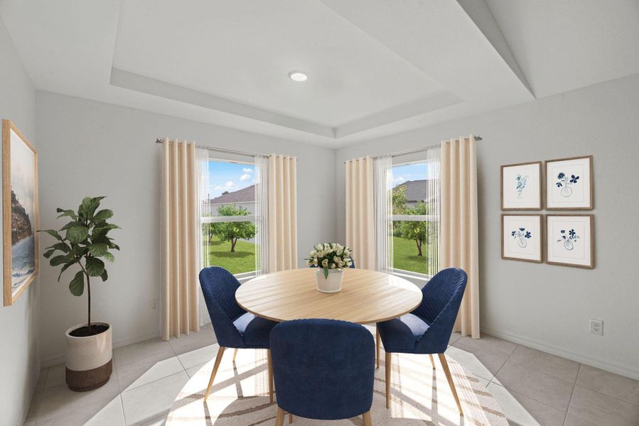 Furnished interior view inside a new home in Palm Bay Spot Lots, Palm Bay (Image 9).