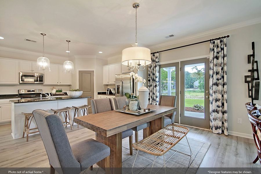 Furnished interior view inside a new home in Langdon Preserve, Angier (Image 8).