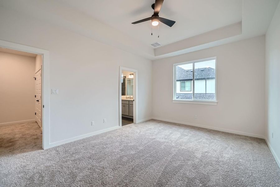 Spacious, unfurnished interior of a new home in Townhomes at Gattis, Round Rock (Image 25).