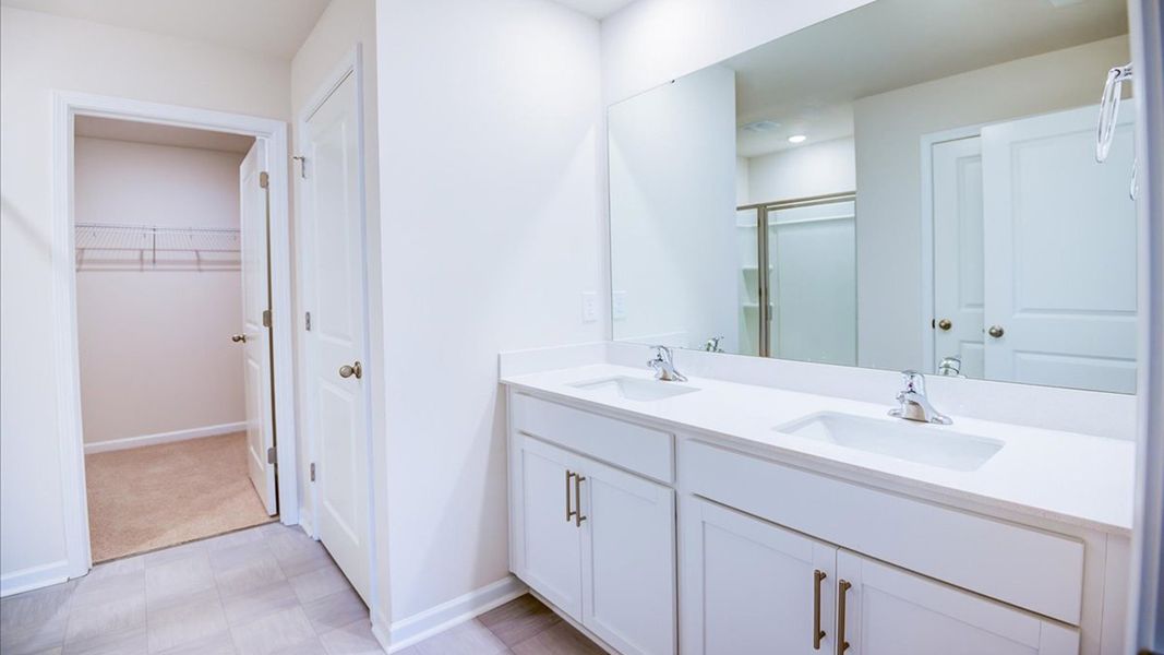 Representative furnished interior of a home built from the WINSTON by D.R. Horton in Old Fields, Haw River (Image 7).