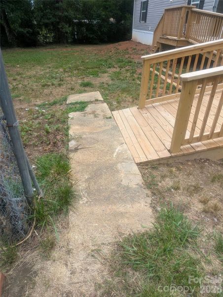 Exterior details and patio area of a home in , Morganton (Image 10).