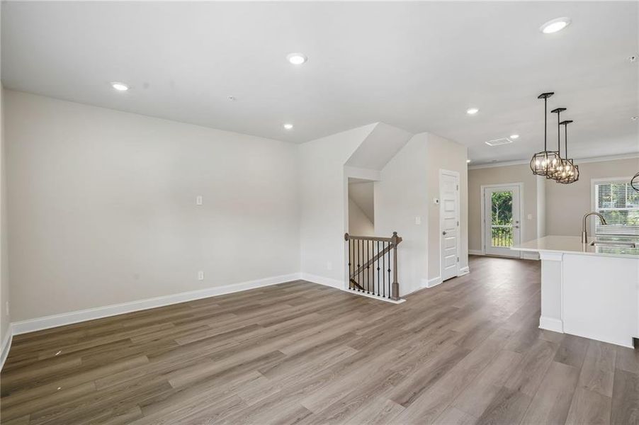 Spacious, unfurnished interior of a new home in Hemingway - Highland Series, Cumming (Image 21). Spacious, unfurnished interior of a new home in Hemingway - Highland Series, Cumming (Image 21).
