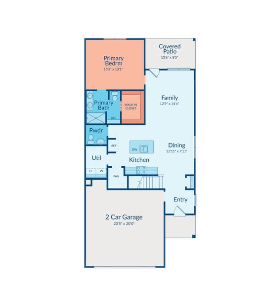 2D floor plan layout of this home in Magnolia Springs, Montgomery, TX (Image 5). 2D floor plan layout of this home in Magnolia Springs, Montgomery, TX (Image 5).