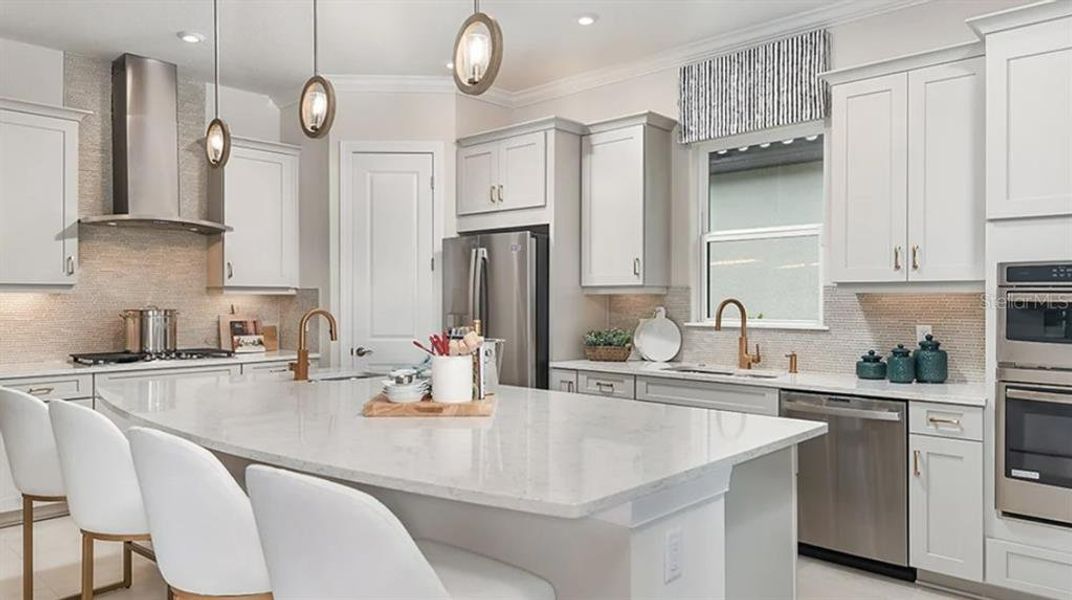 Furnished interior view inside a new home in Esplanade at Azario Lakewood Ranch, Lakewood Ranch (Image 10). Furnished interior view inside a new home in Esplanade at Azario Lakewood Ranch, Lakewood Ranch (Image 10).