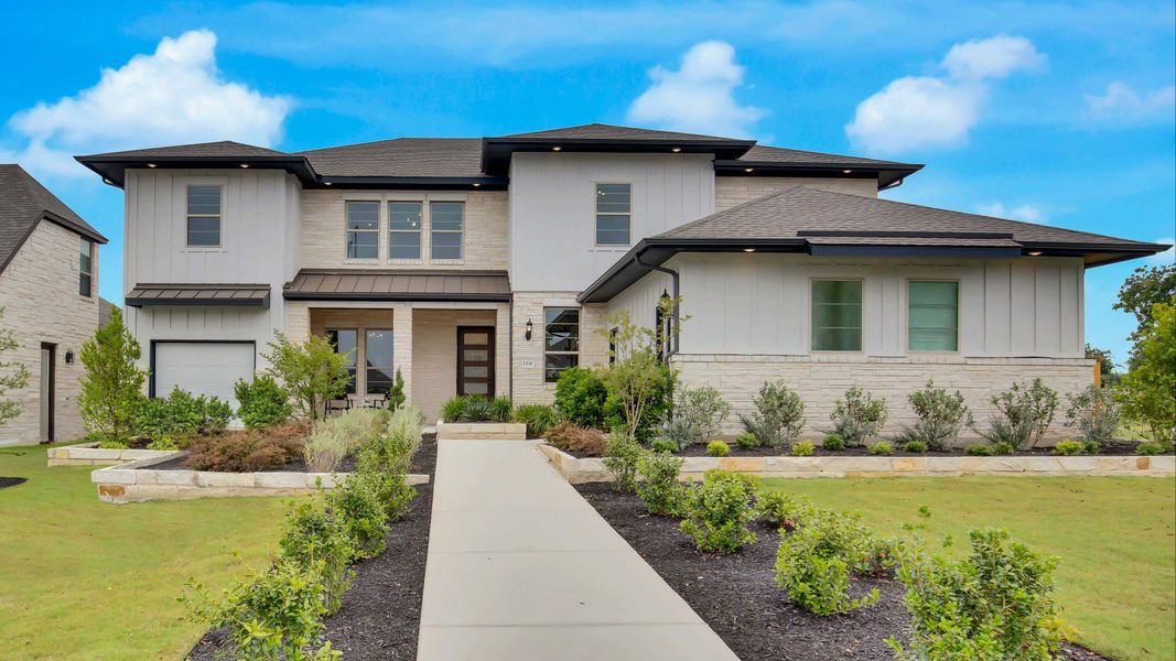 Furnished interior view inside a new home in Oaks at San Gabriel, Georgetown (Image 21). Furnished interior view inside a new home in Oaks at San Gabriel, Georgetown (Image 21).
