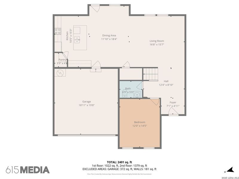 2D floor plan layout of this home in Greenfield, New Berlin, TX (Image 7).