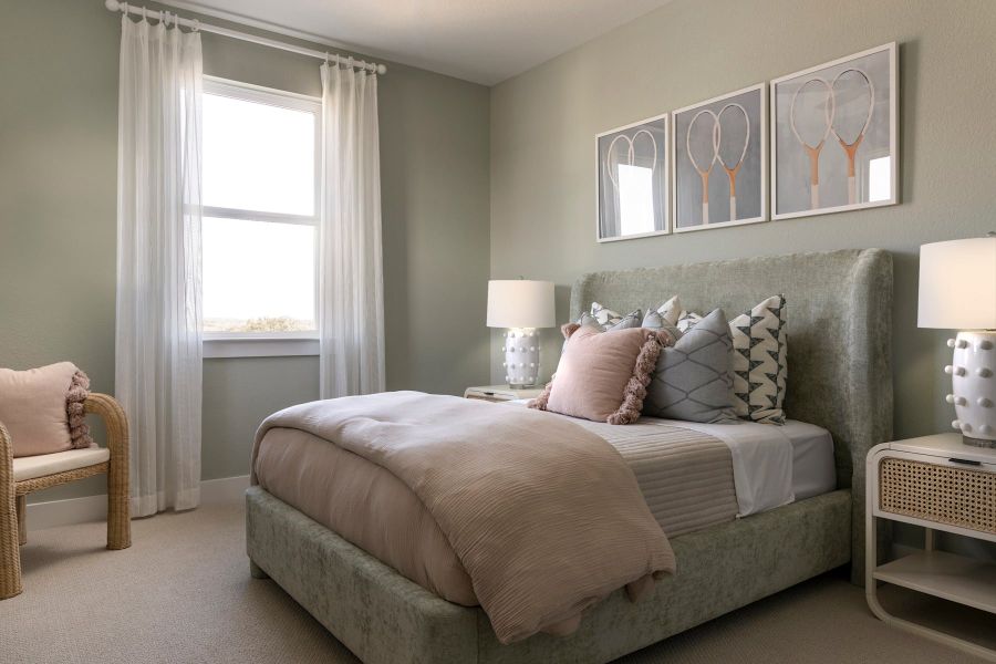 Furnished interior view inside a new home in Lariat, Liberty Hill (Image 36).