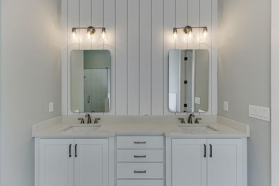 Furnished interior view inside a new home in , Buford (Image 19).