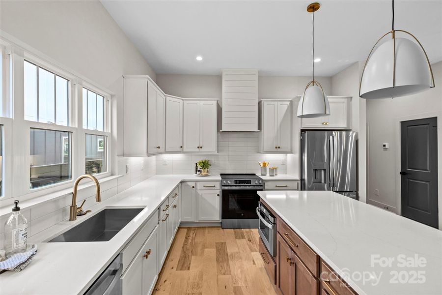 Furnished interior view inside a new home in , Charlotte (Image 11).
