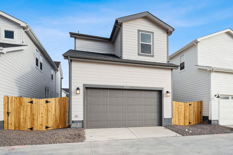 Representative exterior photo of a completed home built from the Meridian by Taylor Morrison in Farmlore, Brighton, CO (Image 23).