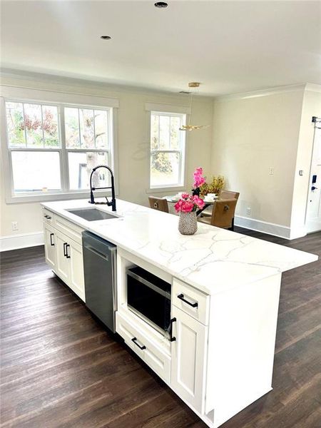 Furnished interior view inside a new home in , Atlanta (Image 7).