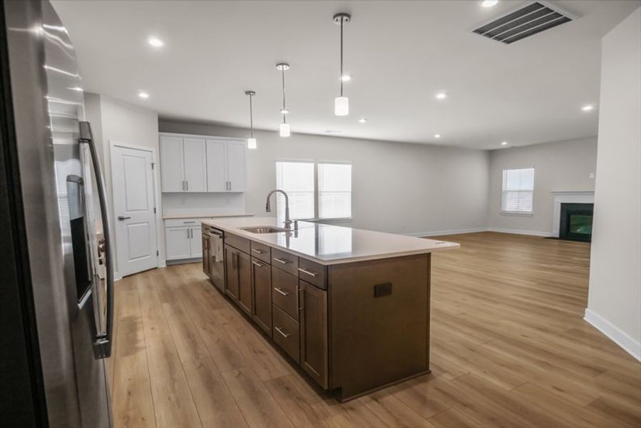 Furnished interior view inside a new home in Canterbrook Farms Ranches, Fountain Inn (Image 6).
