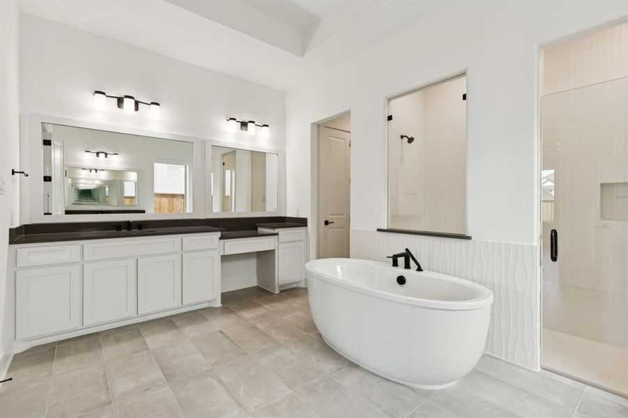 Furnished interior view inside a new home in , Copper Canyon (Image 17).