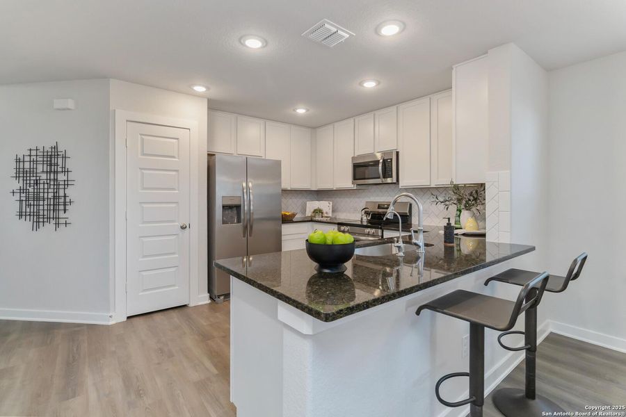 Furnished interior view inside a new home in Katzer Ranch, Converse (Image 9). Furnished interior view inside a new home in Katzer Ranch, Converse (Image 9).