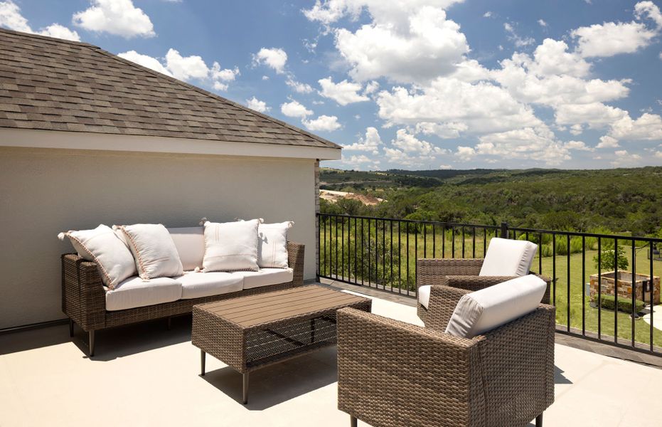 Rooftop Deck with Hill Country Views