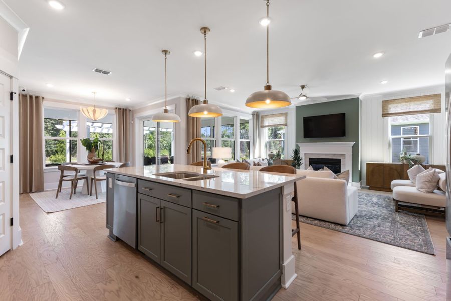 Furnished interior view inside a new home in Del Webb Ocean Isle Beach, Shallotte (Image 13).