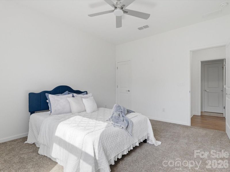 Furnished interior view inside a new home in Parkside Crossing, Charlotte (Image 14). Furnished interior view inside a new home in Parkside Crossing, Charlotte (Image 14).