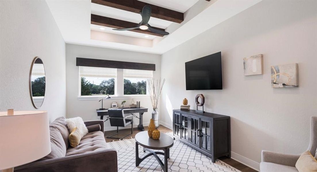 Furnished interior view inside a new home in , Johnson City (Image 15).