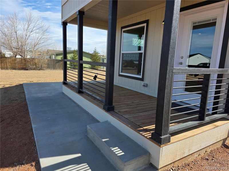 Exterior details and patio area of a home in , Williamsburg (Image 21). Exterior details and patio area of a home in , Williamsburg (Image 21).