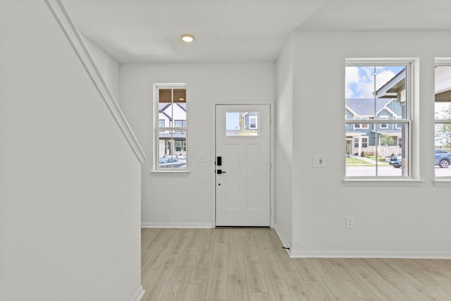 Spacious, unfurnished interior of a new home in Avery Centre, Round Rock (Image 20). Spacious, unfurnished interior of a new home in Avery Centre, Round Rock (Image 20).