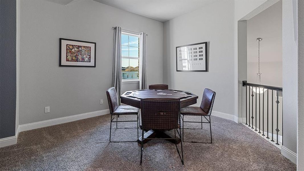 Furnished interior view inside a new home in Eden Ranch, Arlington (Image 26). Furnished interior view inside a new home in Eden Ranch, Arlington (Image 26).