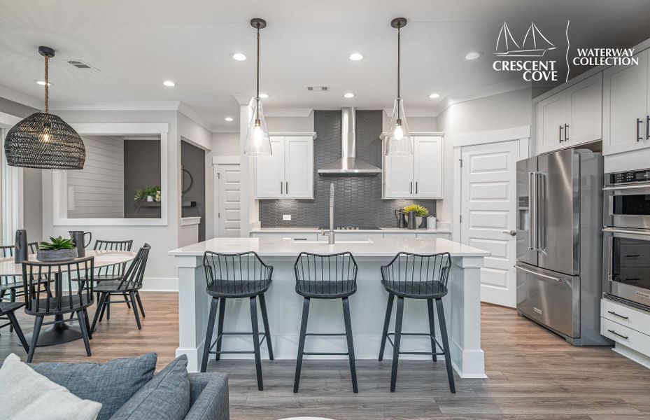 Representative furnished interior of a home built from the Woodward - Waterway Collection by Pulte Homes in Crescent Cove, Myrtle Beach (Image 26).