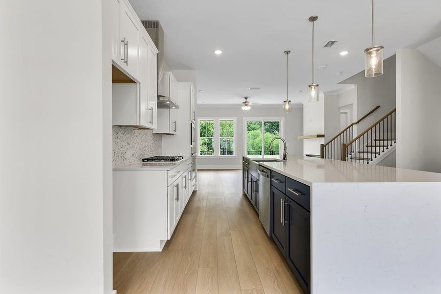 Furnished interior view inside a new home in Echo Park, Suwanee (Image 9).