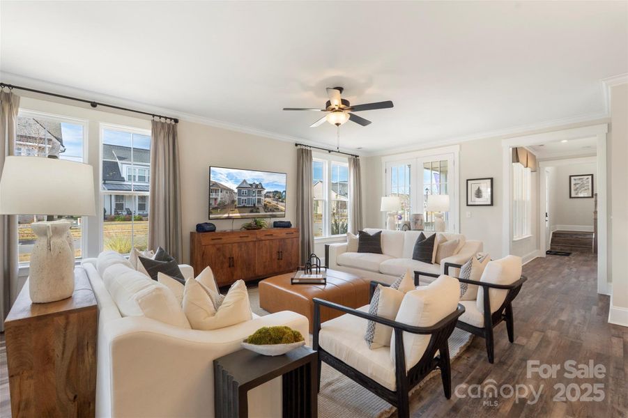 Furnished interior view inside a new home in Riverwalk, Rock Hill (Image 13).